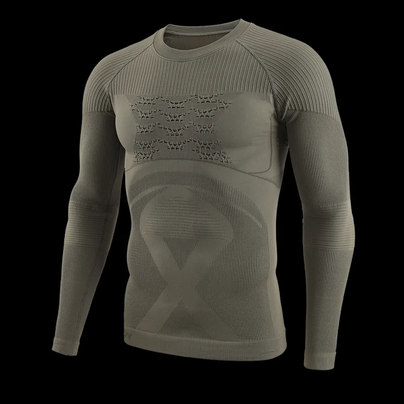 Functional Ski Thermal Underwear Set — Green — Tactical Base Layers