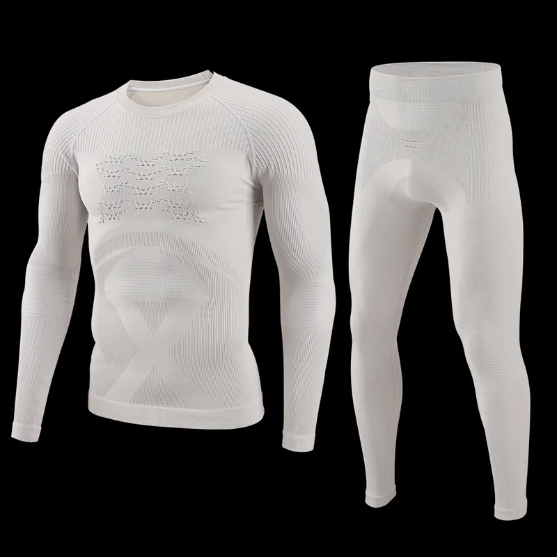 Functional Ski Thermal Underwear Set — Green view 3