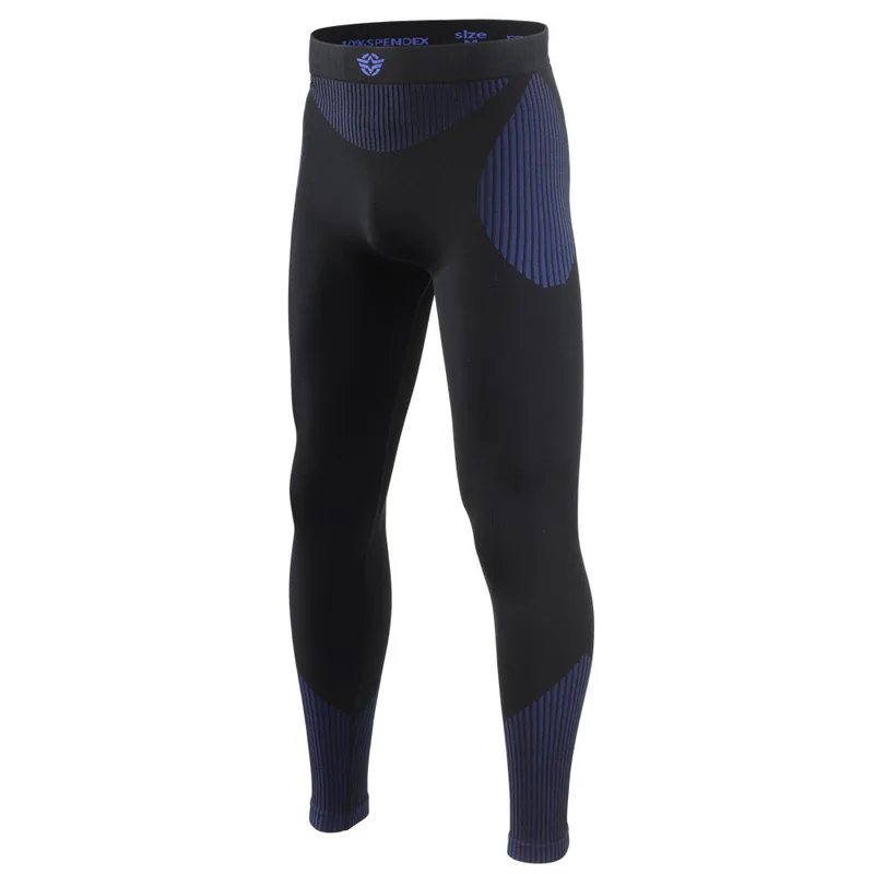 Seamless Sports Thermal Underwear Suit — Black view 4