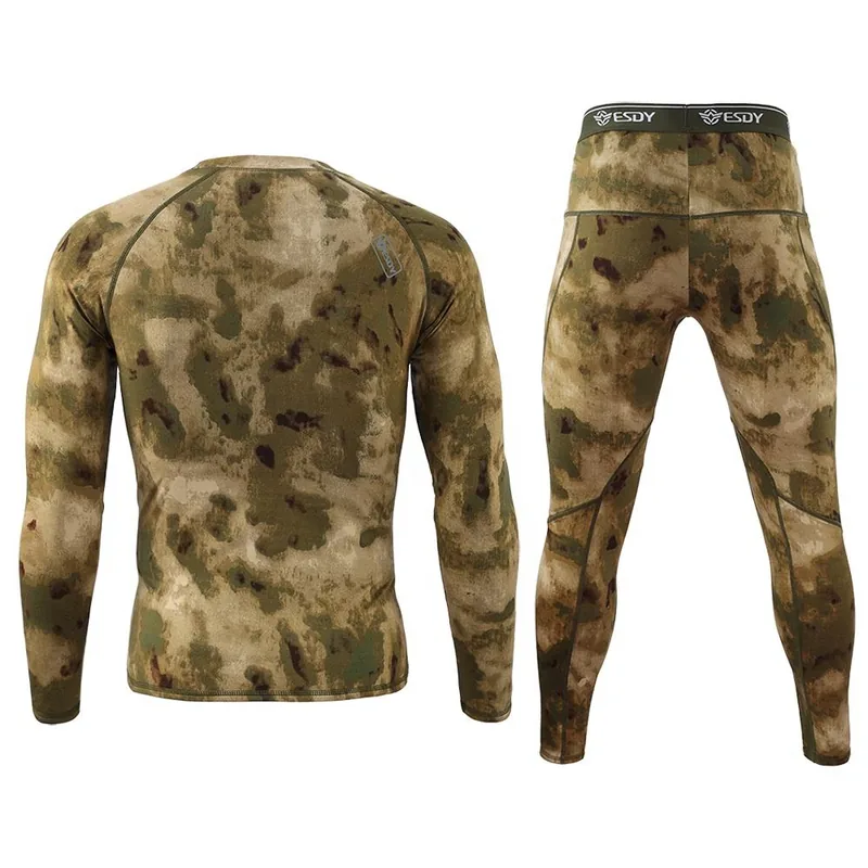 Tactical Thermal Long Johns Set — Black — Tactical Base Layers