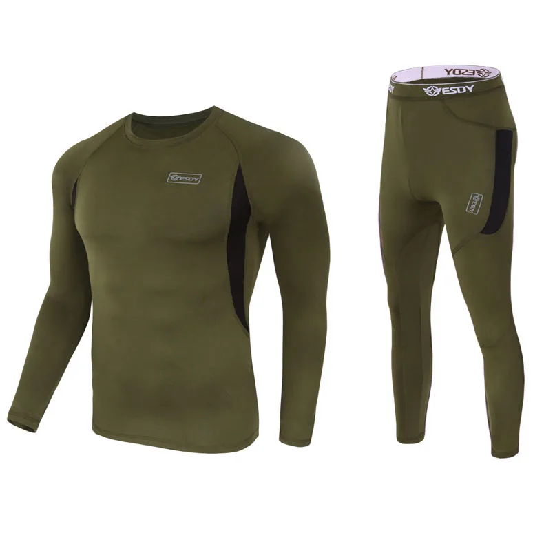 Waterproof Thermal Long Johns 4-Pack — Black — Tactical Base Layers