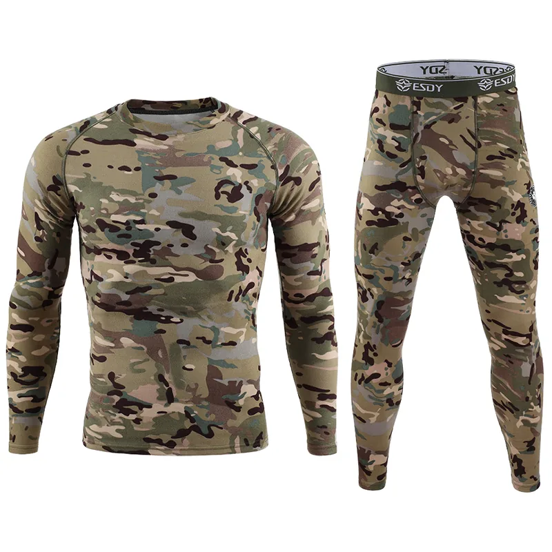 CP Camo Printed Thermal Underwear Set — Camo — Tactical Base Layers