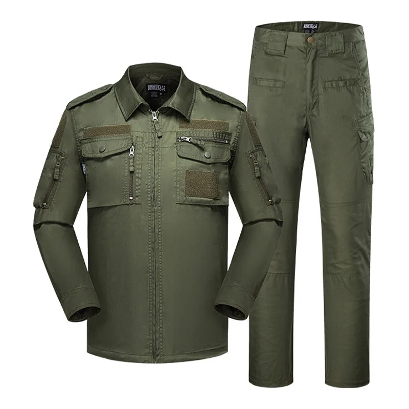 Tactical Combat Suit Cargo Set — Camo view 2