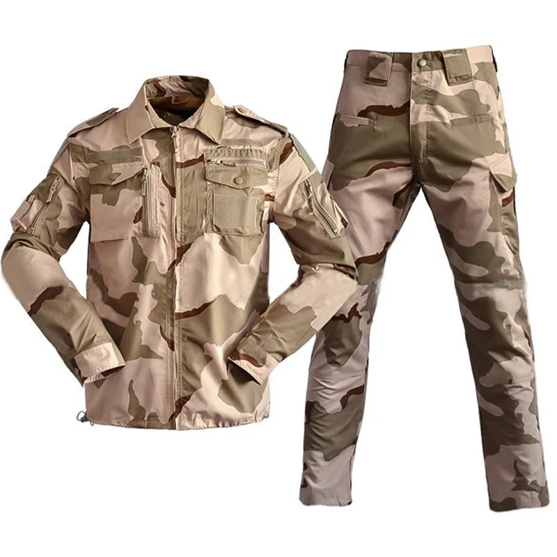 Tactical Combat Suit Cargo Set — Camo view 6