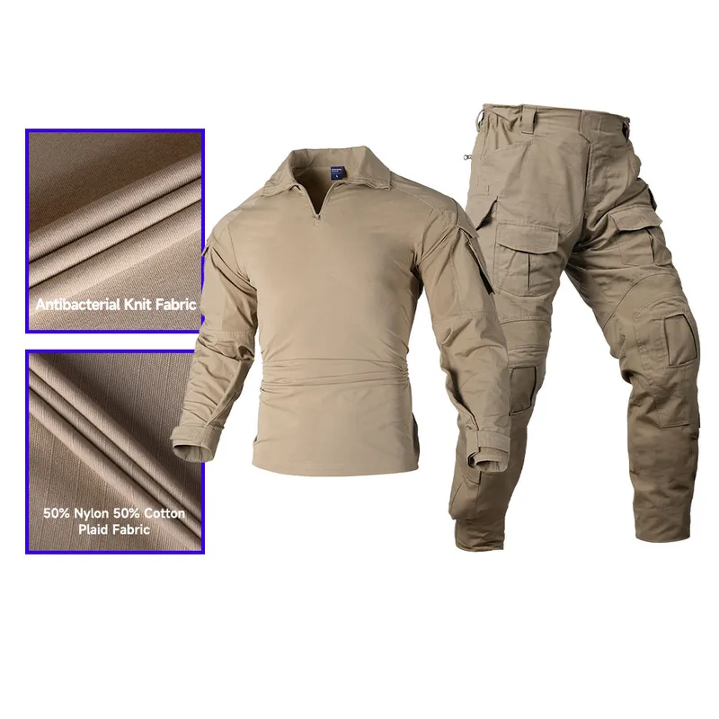 Nylon Rip-Stop G3 Tactical Uniform — Black — Tactical Clothing