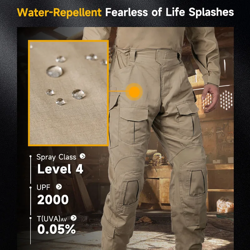 Nylon Rip-Stop G3 Tactical Uniform — Black view 5