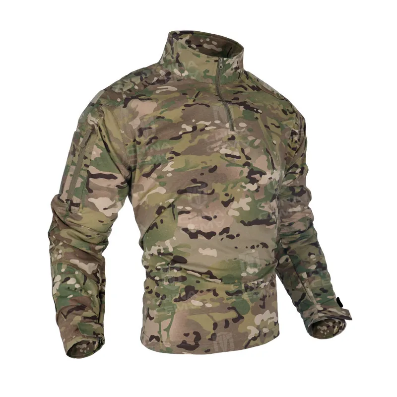 Camouflage Uniform Tactical Jacket Set — Camo view 3