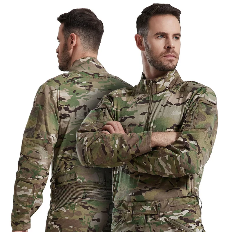 Camouflage Uniform Tactical Jacket Set — Camo view 5