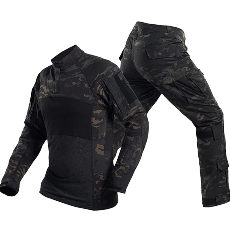 Breathable Frog Suit Tactical Uniform — Black — Tactical Clothing