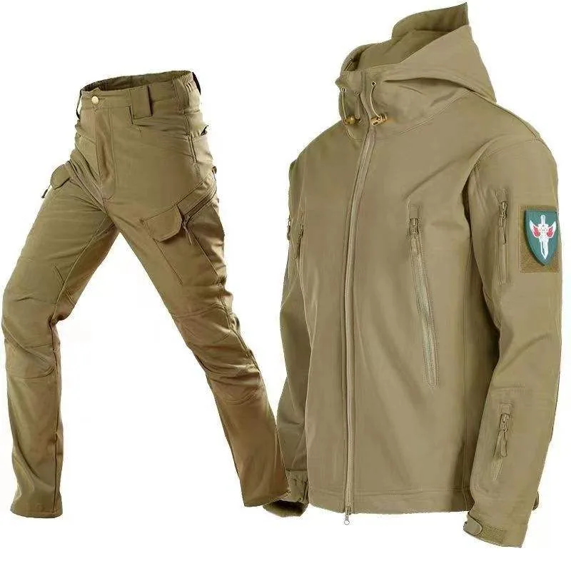 Shark Skin Warm Keeping Camouflage Suit — Camo — Tactical Clothing