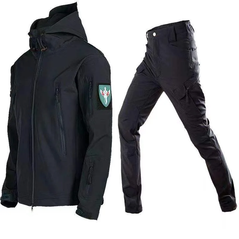 Shark Skin Warm Keeping Camouflage Suit — Camo view 2