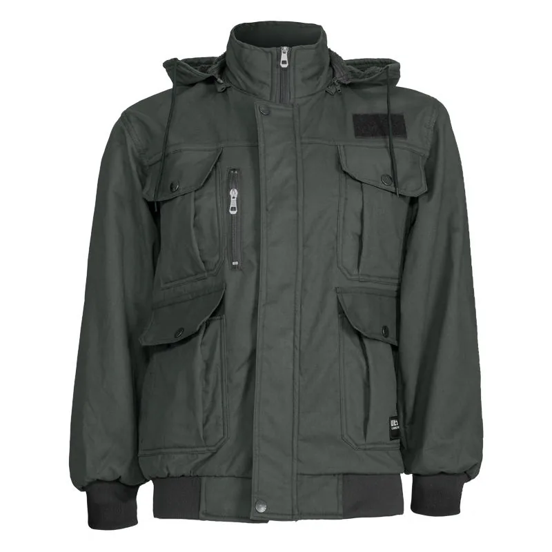 Waterproof Camouflage Fleece Work Overall — Camo view 3