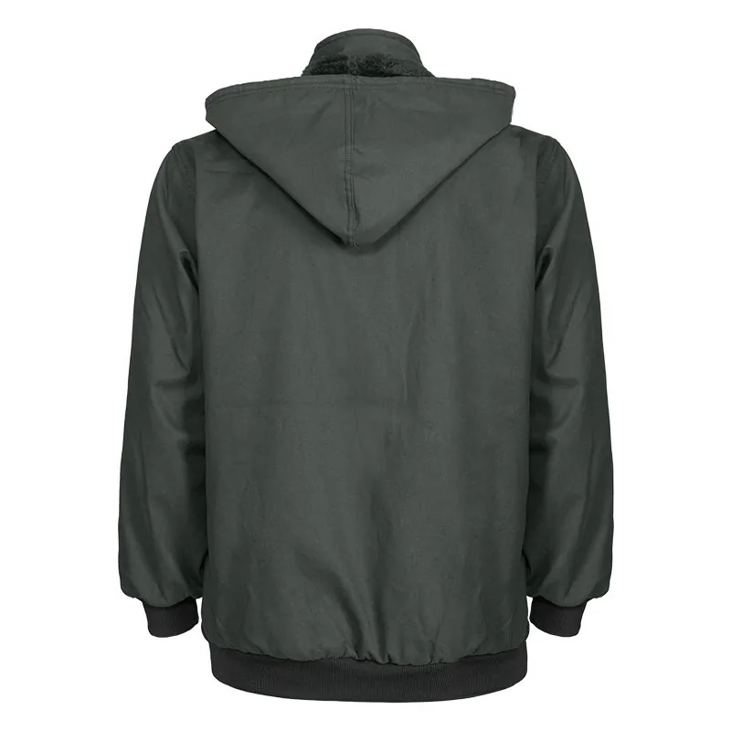 Waterproof Camouflage Fleece Work Overall — Camo view 4