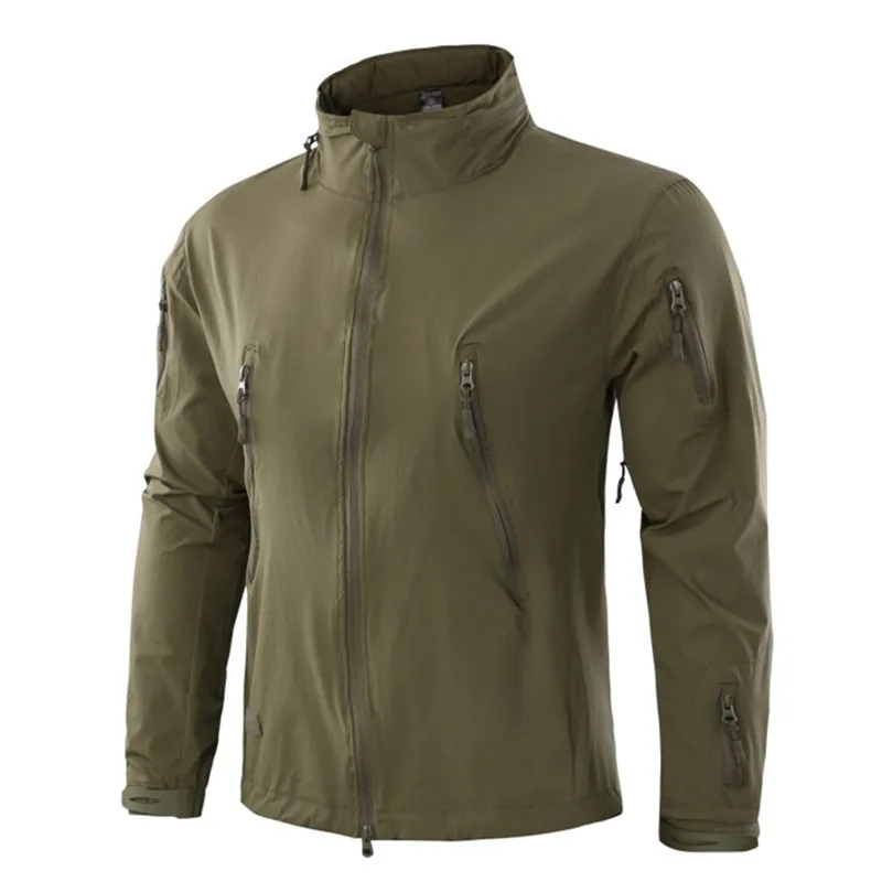 Sun Protection Tactical Coat — Black view 3