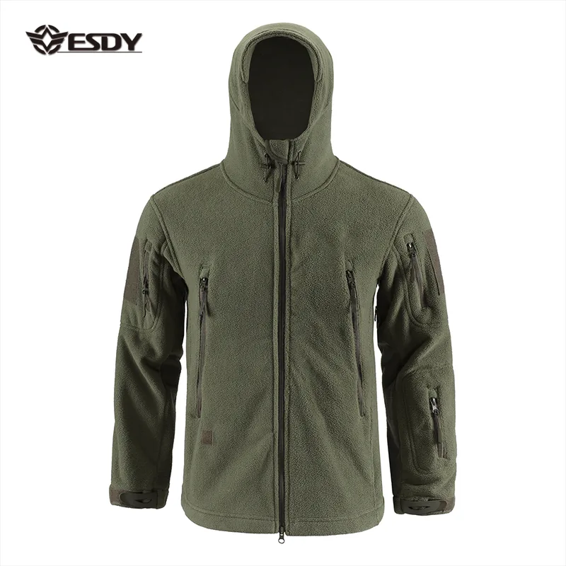 Camouflage Fleece Winter Jacket — Camo — Tactical Clothing