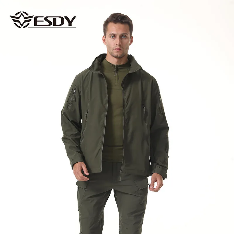 Thin Outdoor Mountaineering Jacket — Black — Tactical Clothing