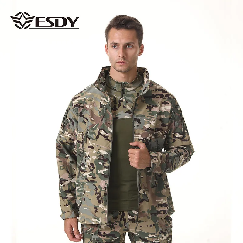 Thin Outdoor Mountaineering Jacket — Black view 4