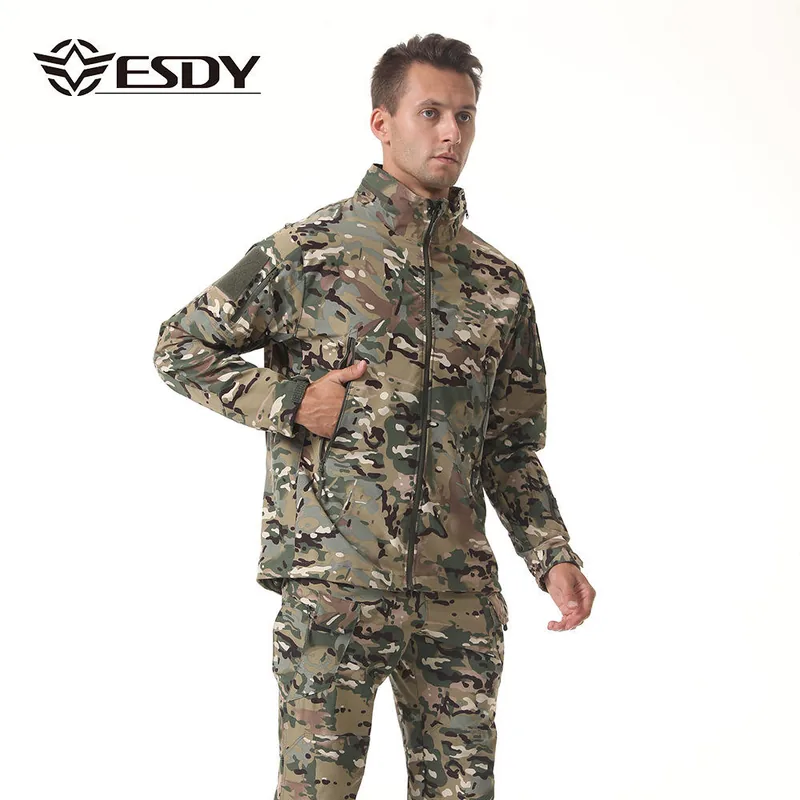 Thin Outdoor Mountaineering Jacket — Black view 5