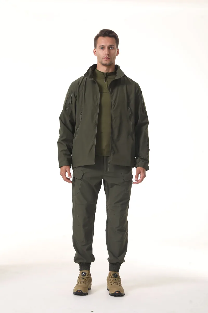 Quick Drying Summer Tactical Jacket — Black view 2
