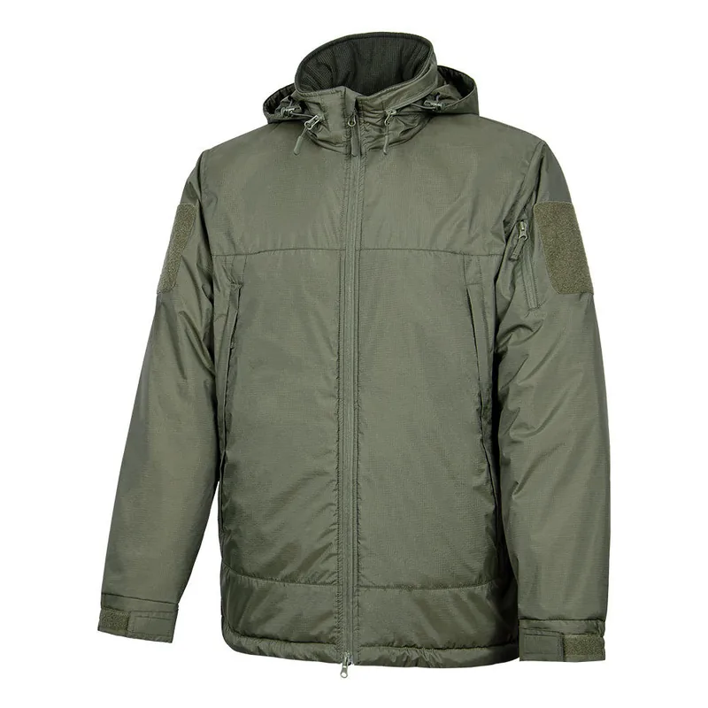 Windproof Tactical Padded Winter Jacket — Black — Tactical Clothing