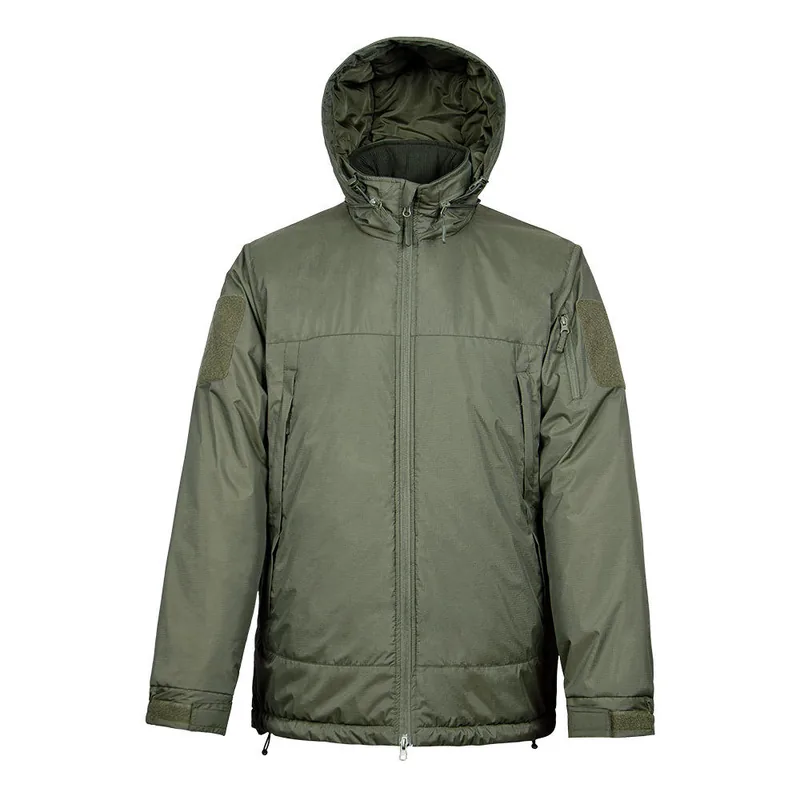 Windproof Tactical Padded Winter Jacket — Black view 2