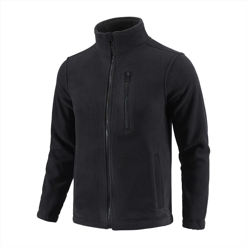 Thermal Fleece Hunting Jacket — Black view 2