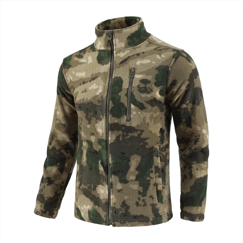 Thermal Fleece Hunting Jacket — Black view 5