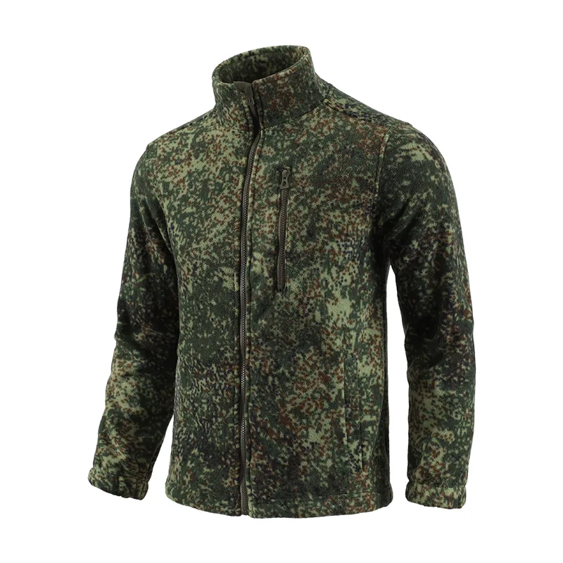 Thermal Fleece Hunting Jacket — Black view 6