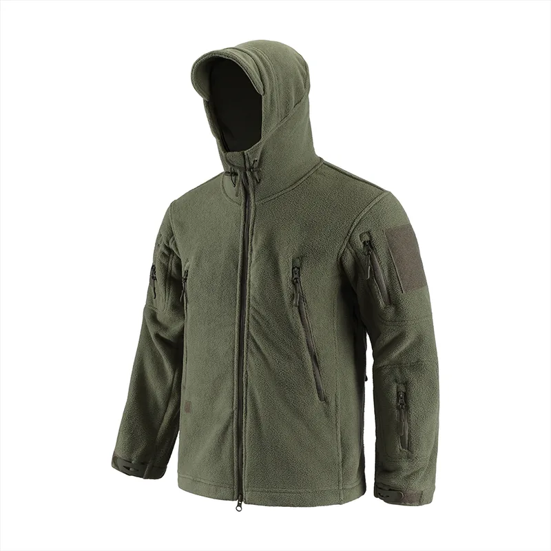 Fleece Coat Hunting Tactical Jacket — Camo — Tactical Clothing