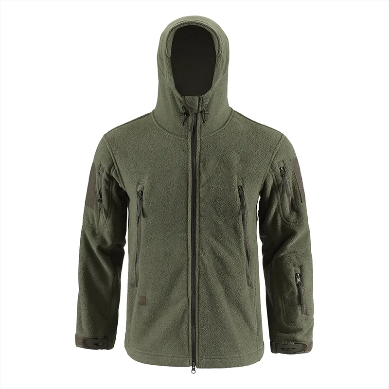 Fleece Coat Hunting Tactical Jacket — Camo view 2