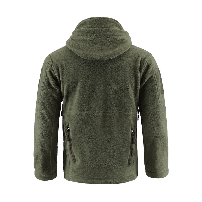 Fleece Coat Hunting Tactical Jacket — Camo view 3