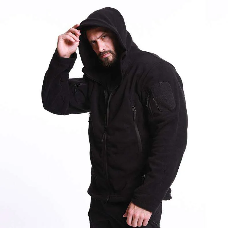 Fleece Coat Hunting Tactical Jacket — Camo view 6