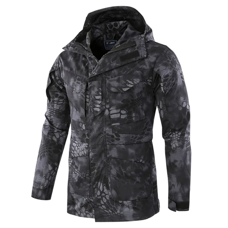 Combat Waterproof Windbreaker Jacket — Black — Tactical Clothing