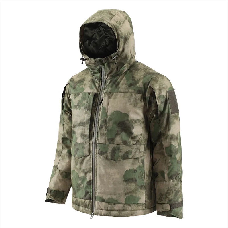 Padded Thermal Camouflage Winter Jacket — Camo view 4