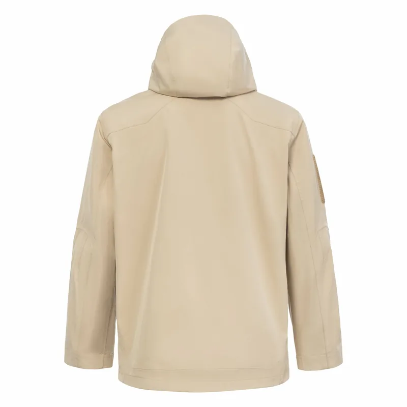 Plus Size Softshell Outdoor Jacket — Black view 3