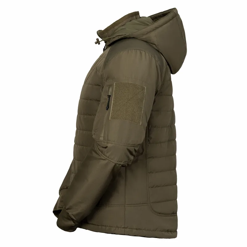 Cold-proof Cotton-padded Outdoor Jacket — Green view 3