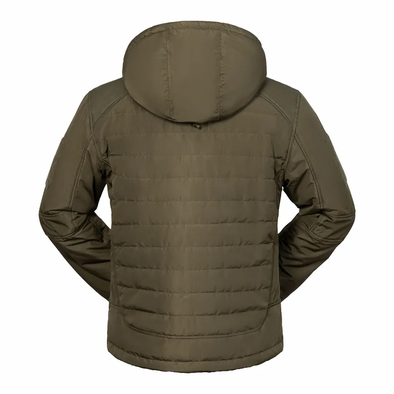 Cold-proof Cotton-padded Outdoor Jacket — Green view 4