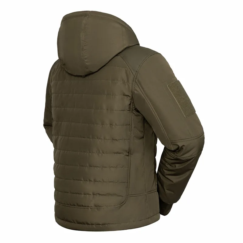 Cold-proof Cotton-padded Outdoor Jacket — Green view 5