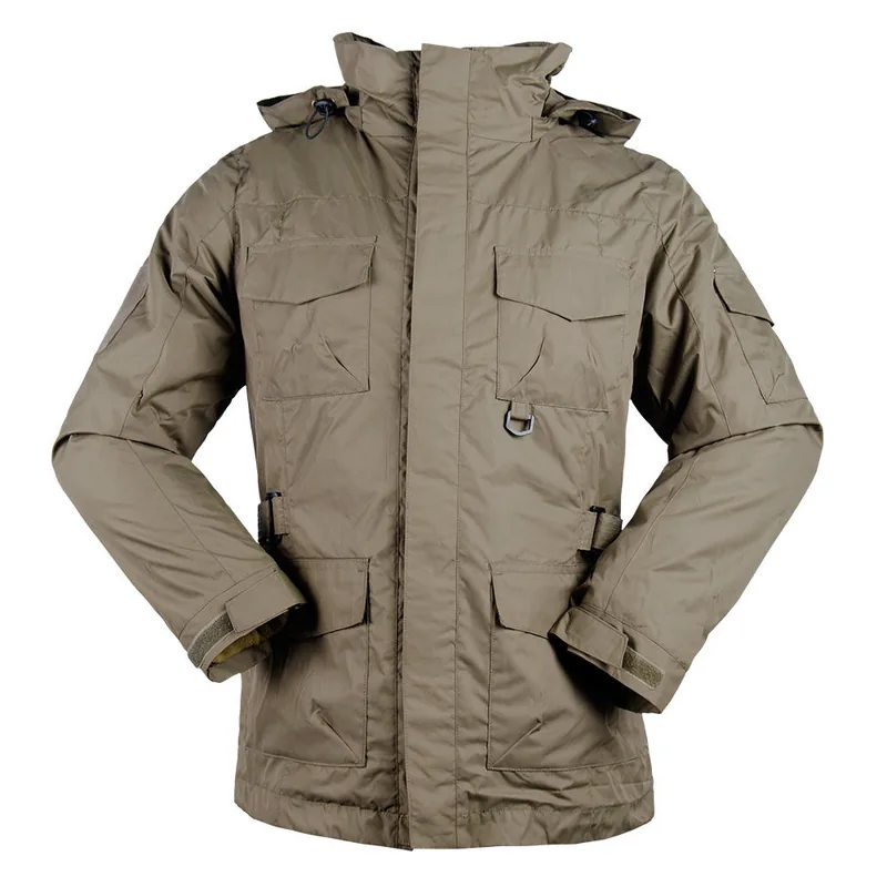 3-in-1 Winter Waterproof Snow Jacket — Khaki view 5