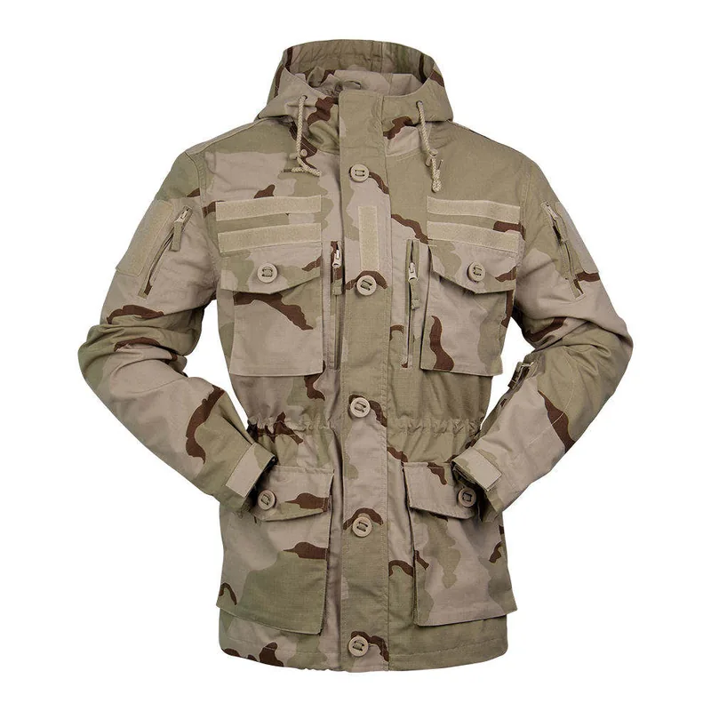 Camo Windrunner Winter Tactical Field Jacket — Desert — Tactical Clothing