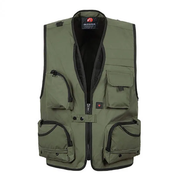 Outdoor Breathable Photographer Fishing Vest with Many Pockets view 2