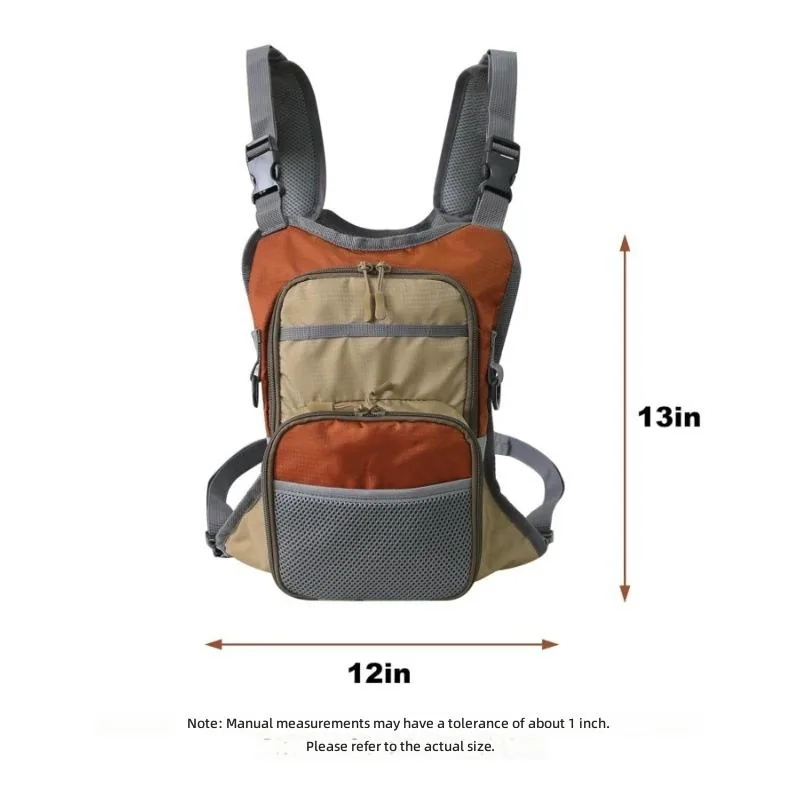 Multifunctional Waterproof Oxford Cloth Sea Fishing Chest Vest view 4