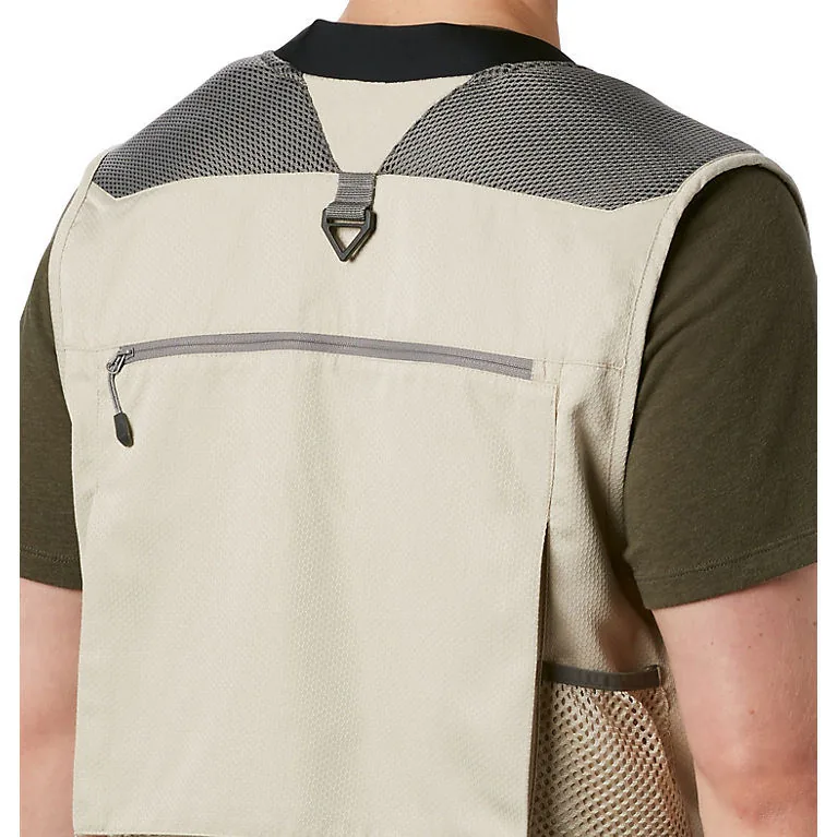 Mens Multi-Pocket Cargo Fly Fishing Vest with Zipper view 5