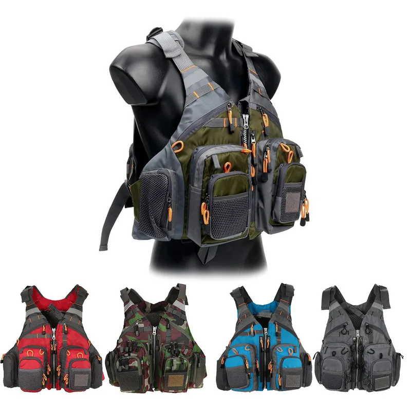 Detachable Multi-Function Reflective Life Jacket Vest with Float Material — Tactical Clothing