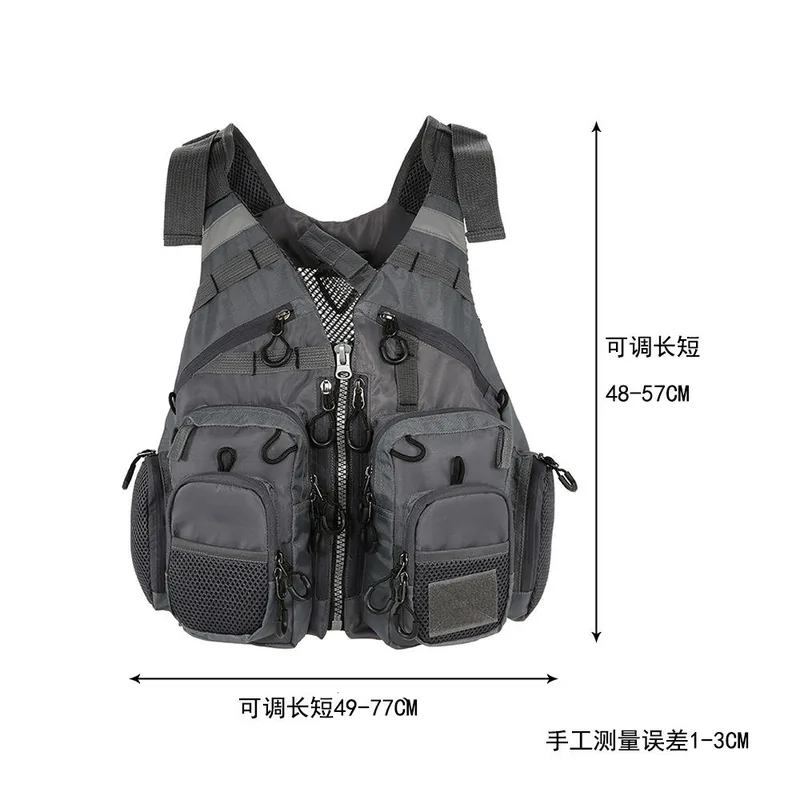 Detachable Multi-Function Reflective Life Jacket Vest with Float Material view 4