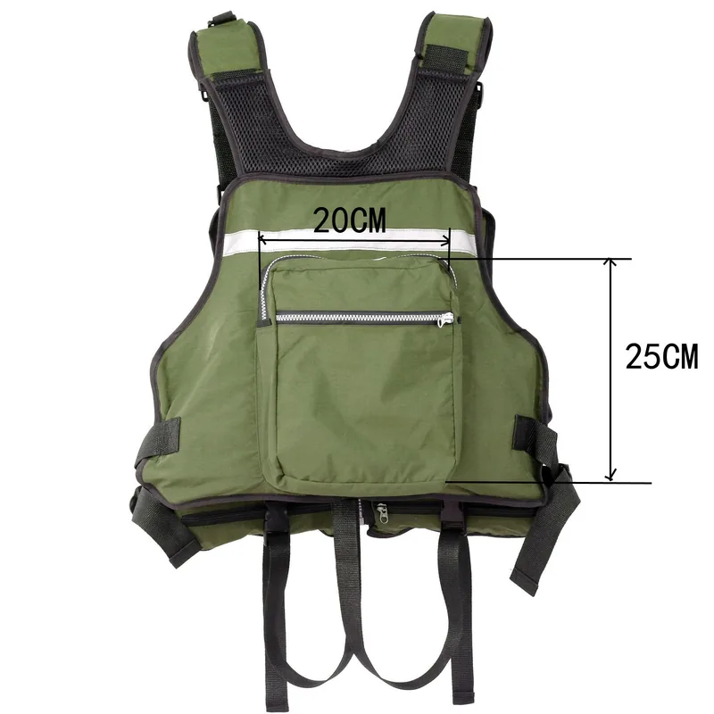 Breathable Adjustable Life Jacket Fishing Vest in 16 Colors view 4