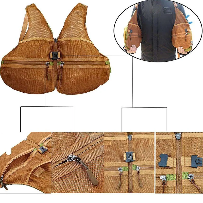 Fly Fishing Backpack and Vest Combo with Sling Bag view 3