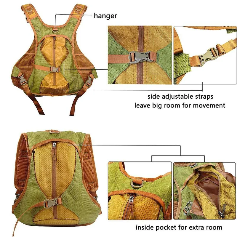 Fly Fishing Backpack and Vest Combo with Sling Bag view 4