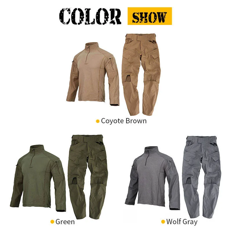 Lightweight Tactical Combat Training Pants — Black view 3