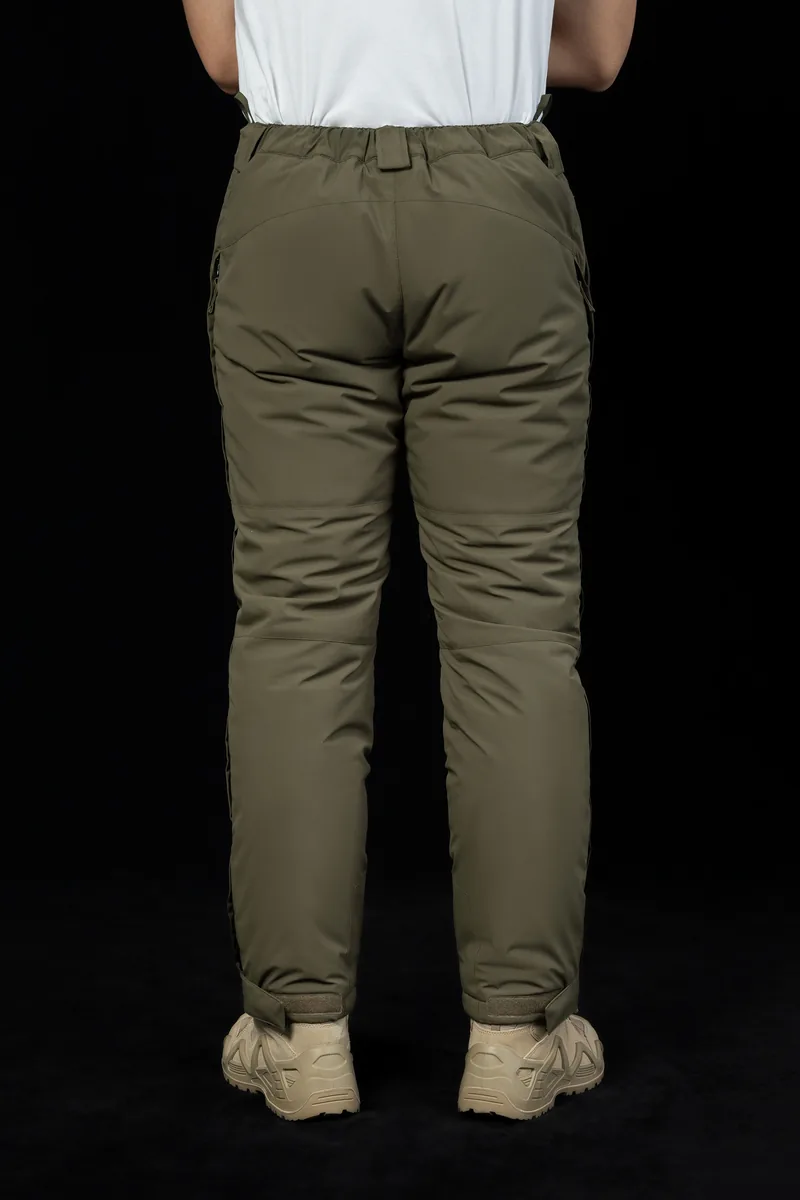 Winter Camo Fleece Lined Cargo Pants — Camo view 6